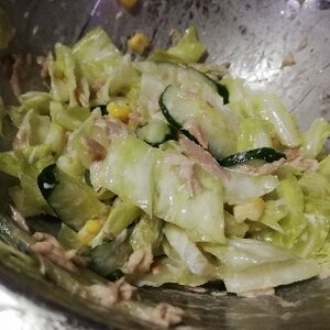 キャベツときゅうりツナコーンのサラダ レシピ 作り方 By Mint74 楽天レシピ